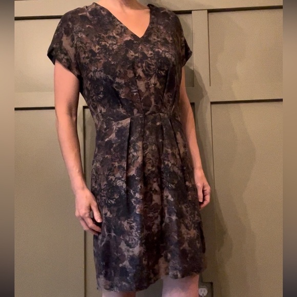 PERUVIAN Connection Soft Knit Viscose Printed Dress Size 6 - Picture 3 of 13